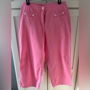 JJill 100% Cotton Pink Pants